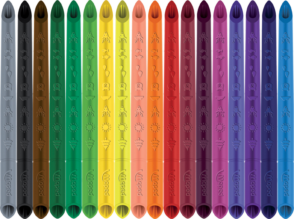 Maped Crayon de couleur COLOR'PEPS INFINITY, pochette de 18