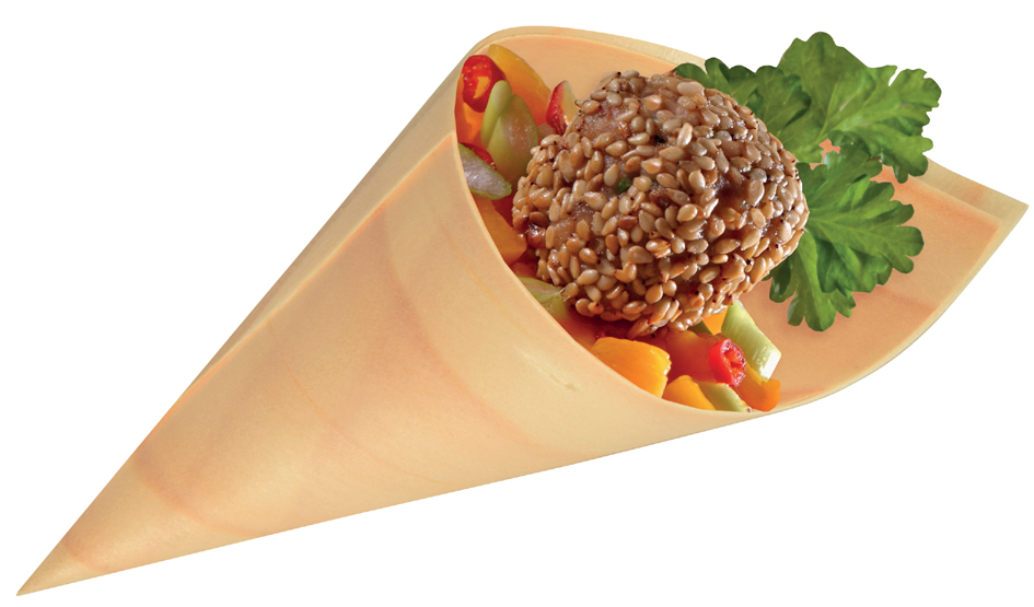 PAPSTAR Cornet fingerfood 'pure', diamètre: 45 mm