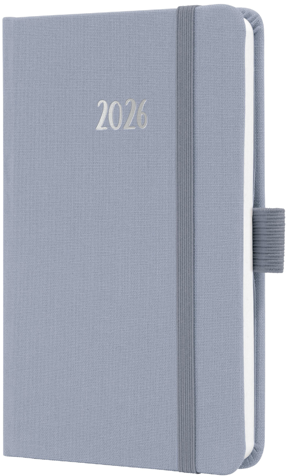 sigel Agenda de poche Jolie Feel 2026, textile, A6, lilas