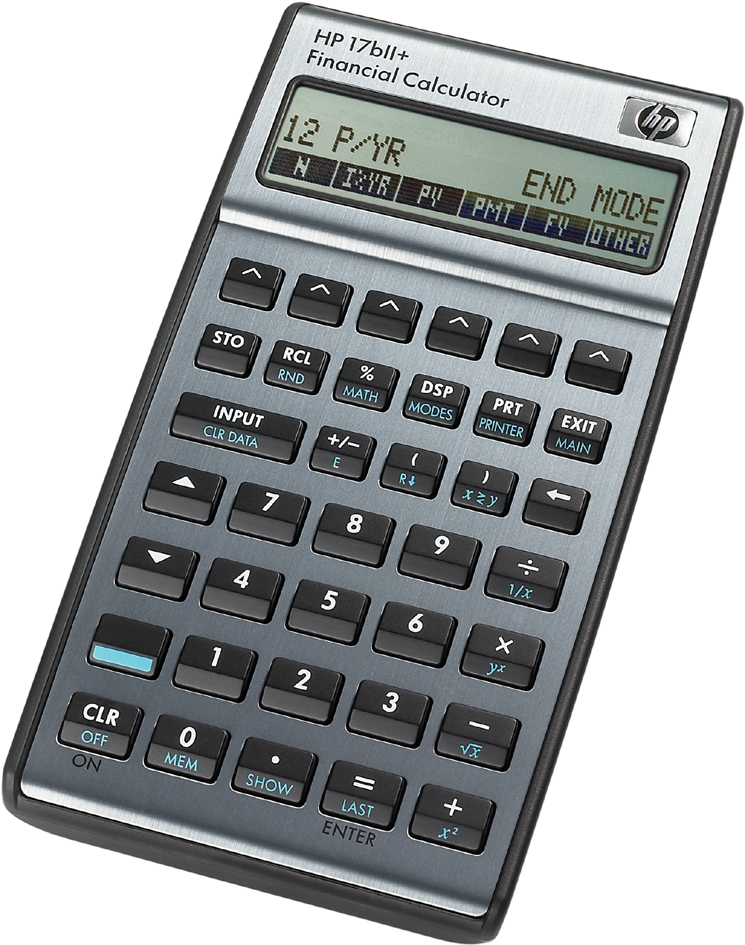 hp Calculatrice financière hp 17bII+, affichage 22 signes