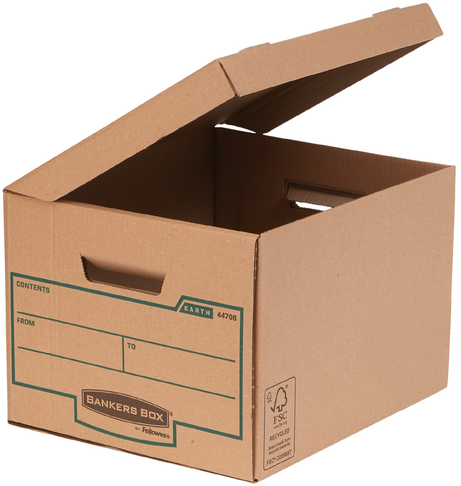 Boîtes avec couvercle rabattable