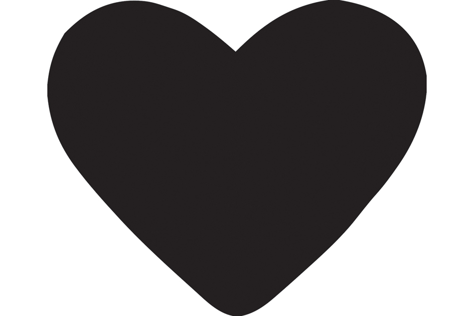 HEYDA Perforatrice à motif 'coeur', petit, couleur: rouge