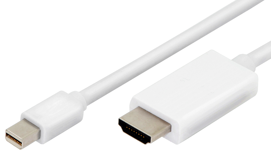 DIGITUS Câble d'adaptateur Mini Display Port, mDP-HDMI-A, 2m