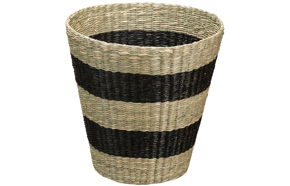 Corbeilles de rangement, naturel, ronde