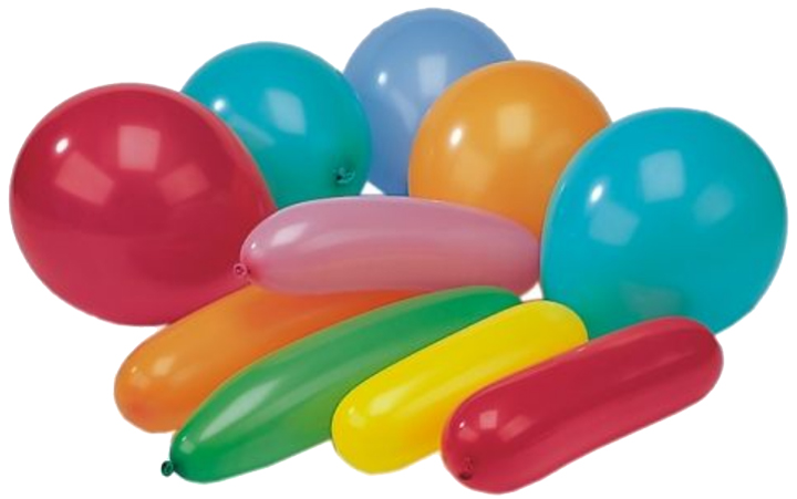 PAPSTAR Ballon de baudruche, assorti, 10 pièces