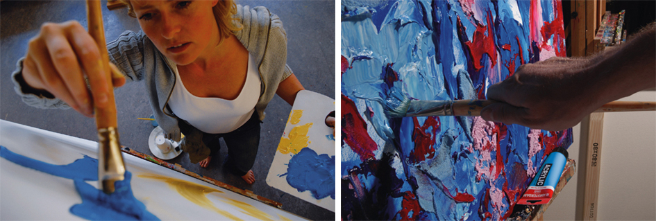 Peinture acrylique AMSTERDAM, utilisation
