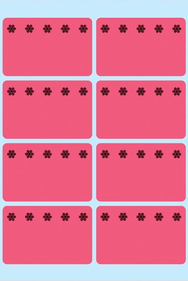 HERMA étiquettes pour surgelés, 26 x 40 mm, rouge fluo