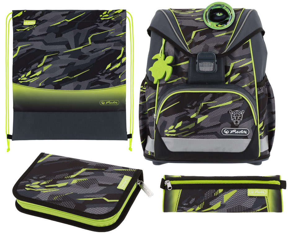 Cartable UltraLight Plus "Wild Panther", avec accessoires