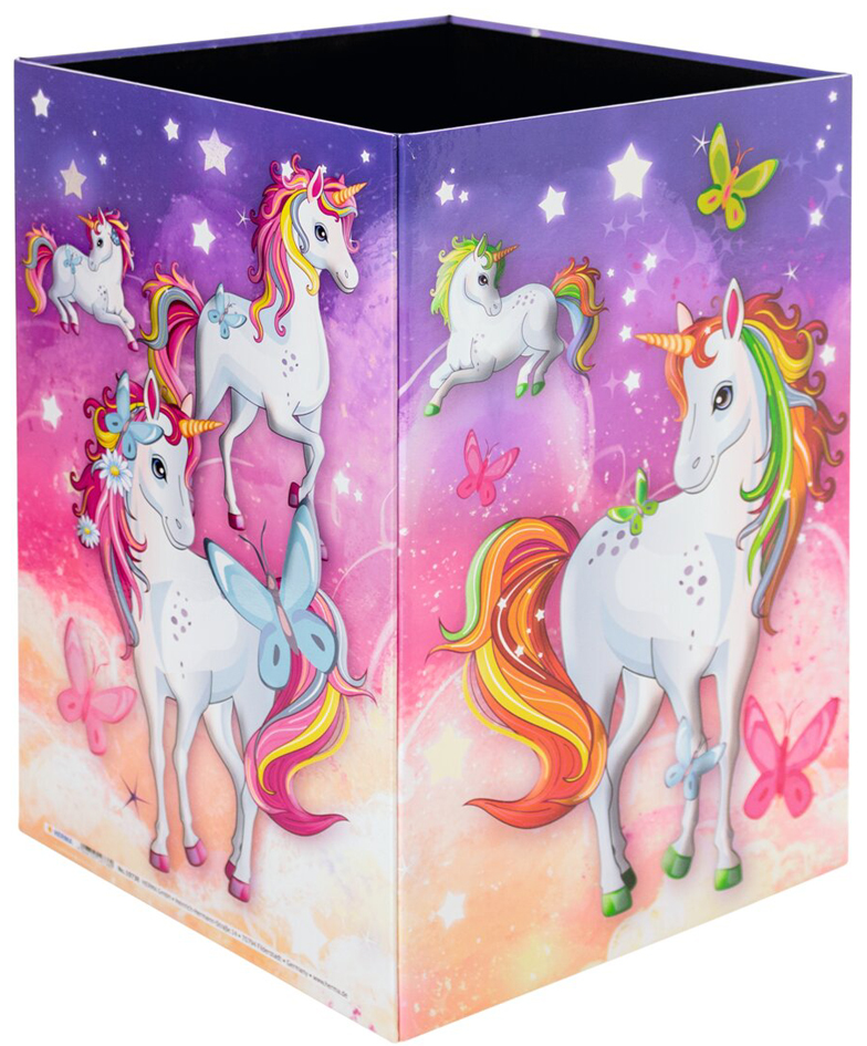HERMA Corbeille à papier 'Licorne', carton