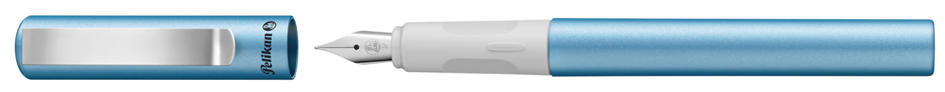Pelikan Stylo plume Pina Colada, bleu métallisé