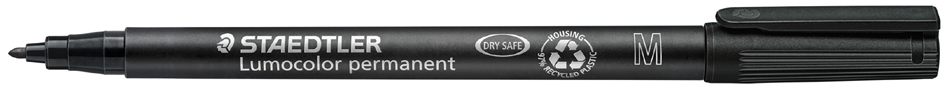 STAEDTLER Marqueur permanent 317M Lumocolor, noir