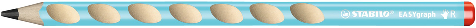 Crayon d'apprentissage EASYgraph, pour droitiers, bleu
