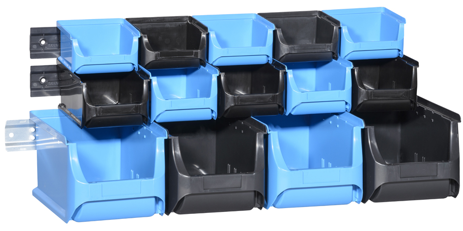 allit Jeu de bacs à bec ProfiPlus 1+2+3/17, bleu/noir