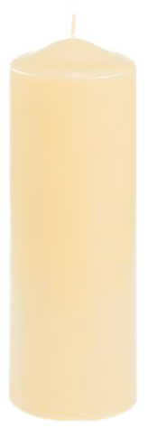 STARPAK Bougie cylindrique, diamètre: 70 mm, crème