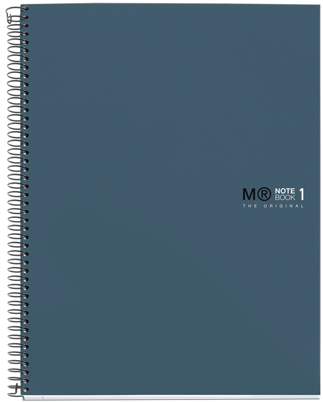 MIQUELRIUS Cahier à spirale 'Notebook THE ORIGINAL' A4,océan