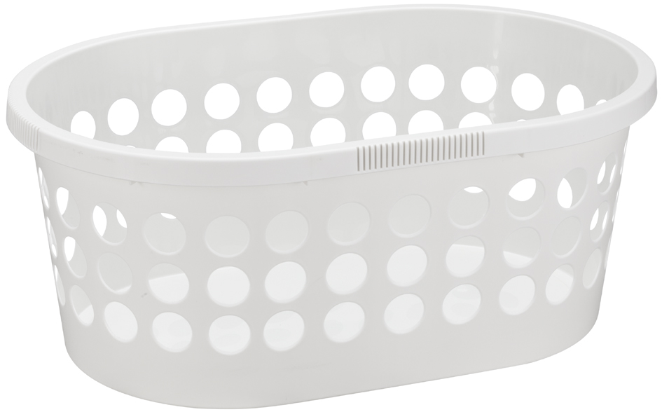 plast team Corbeille à linge SPRINGFIELD, 30 litres, blanc