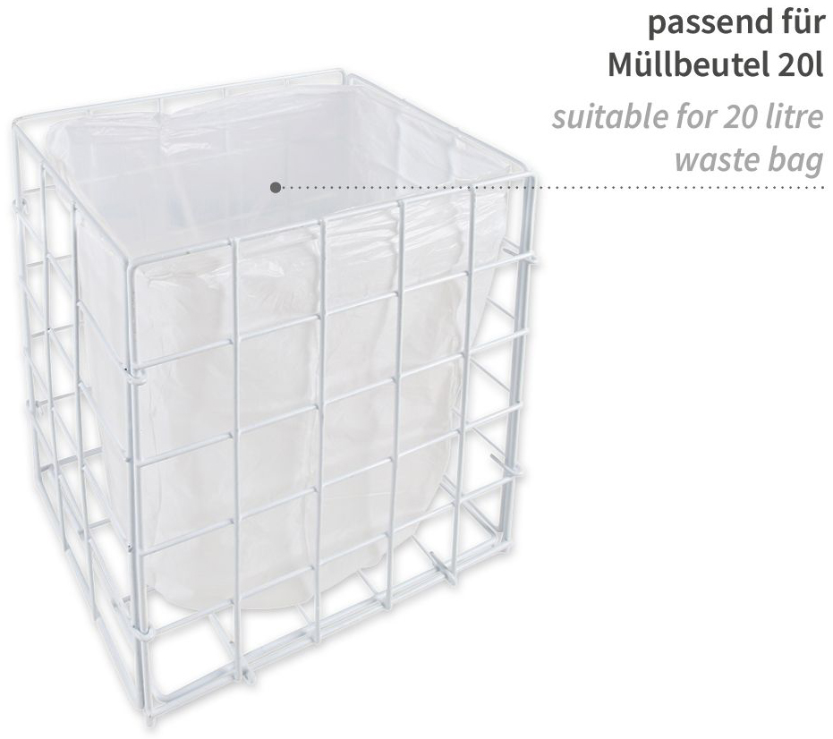 STARPAK Sac poubelle HDPE, 20 litres, transparent