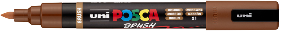 POSCA Marqueur à pigment PC-5BR BRUSH, marron