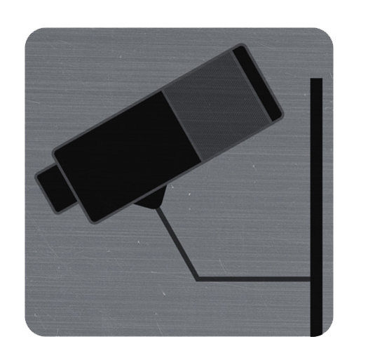 EXACOMPTA Plaque de signalisation 'Surveillance caméra'