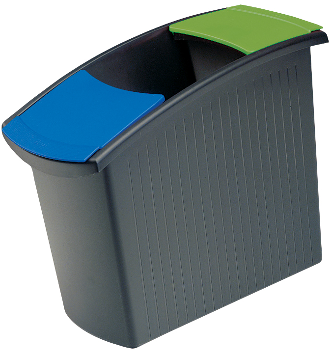 Corbeilles à papier, carré, plastique