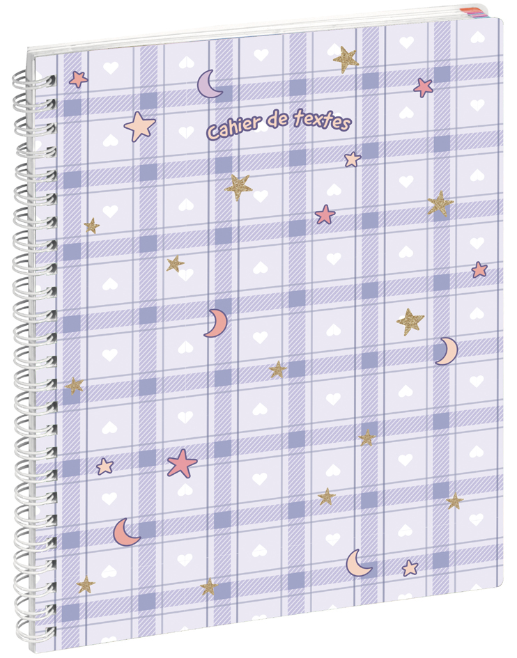 EXACOMPTA Cahier de textes Elsa 'Tartan', 170 x 220 mm