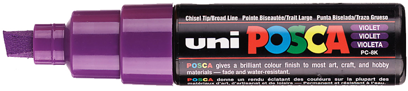 Marqueur à pigment POSCA PC-8K, violet