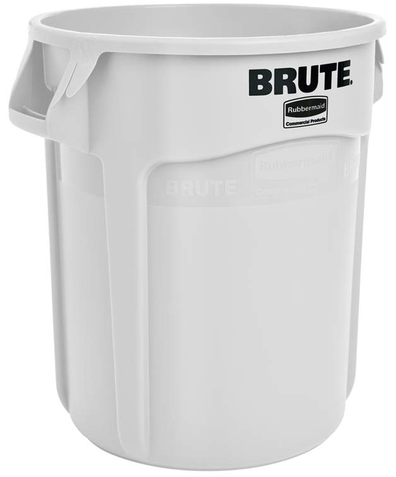 Rubbermaid Collecteur BRUTE 75,7 litres, en PP, blanc