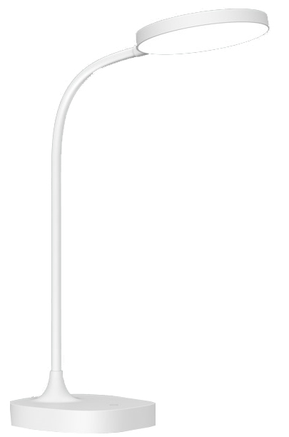 PAPERFLOW Lampe de table à LED BOB, socle, blanc