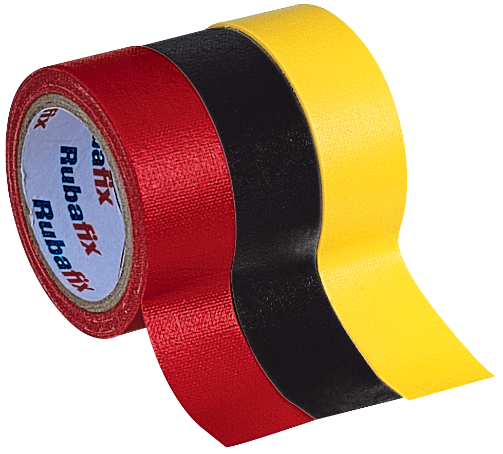 Rubafix Ruban toile, se découpe à la main, plastifié, blanc