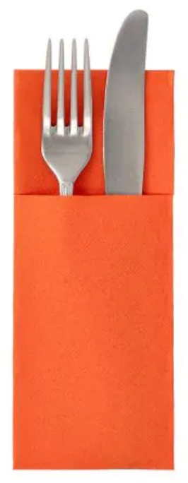 Serviette pochette "ROYAL Collection", nectarine