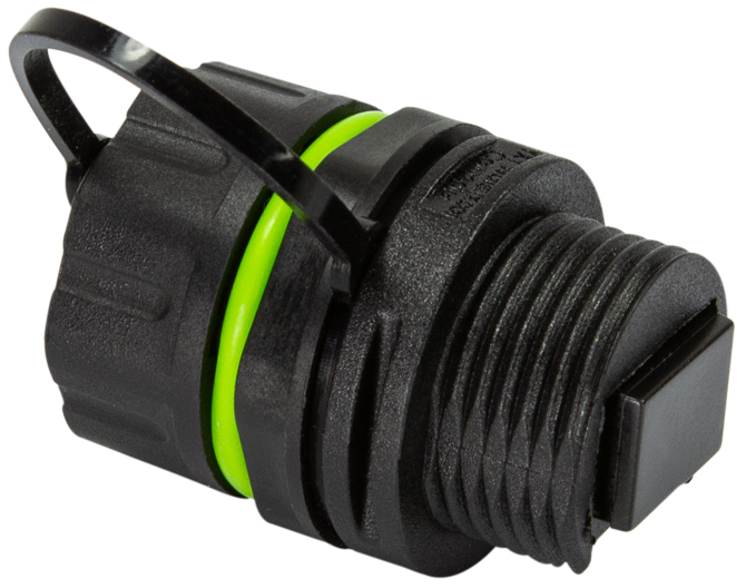 Coupleur fibre optique avec bouchon de protection