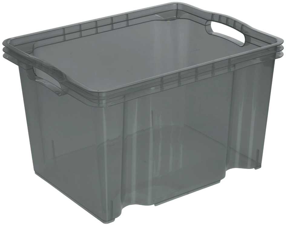 keeeper Boîte de rangement 'franz' 13,5 litres, crystal-grey