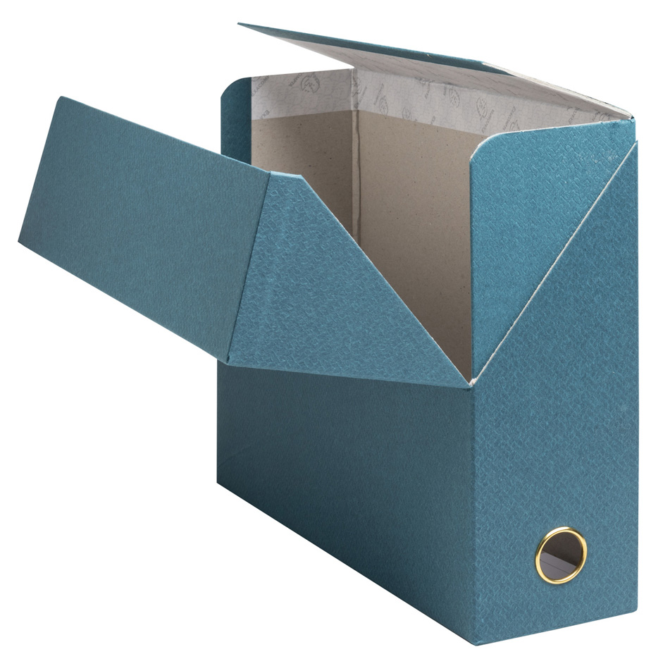 EXACOMPTA Boîte transfert Office by Me, A4+, bleu canard
