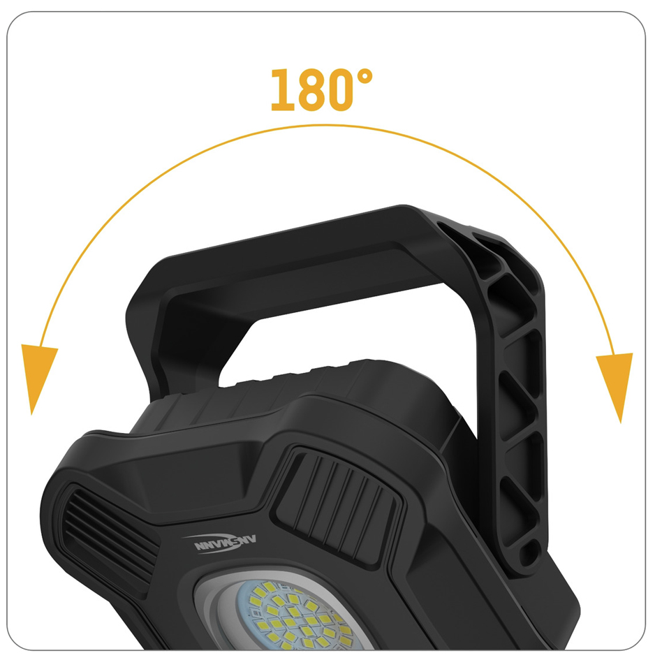 Orientable à 180 degrés