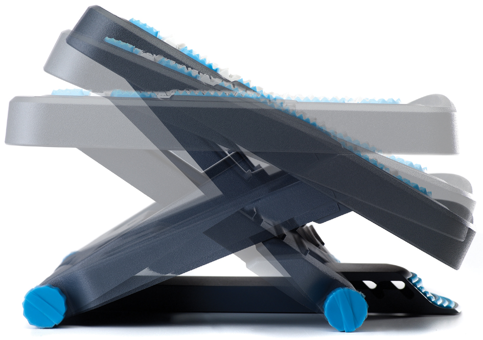 Fellowes Repose-pied Energizer, en plastique, noir