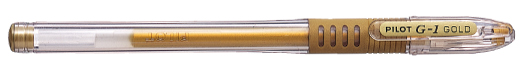 PILOT Stylo roller à encre gel G1-10 Grip, or