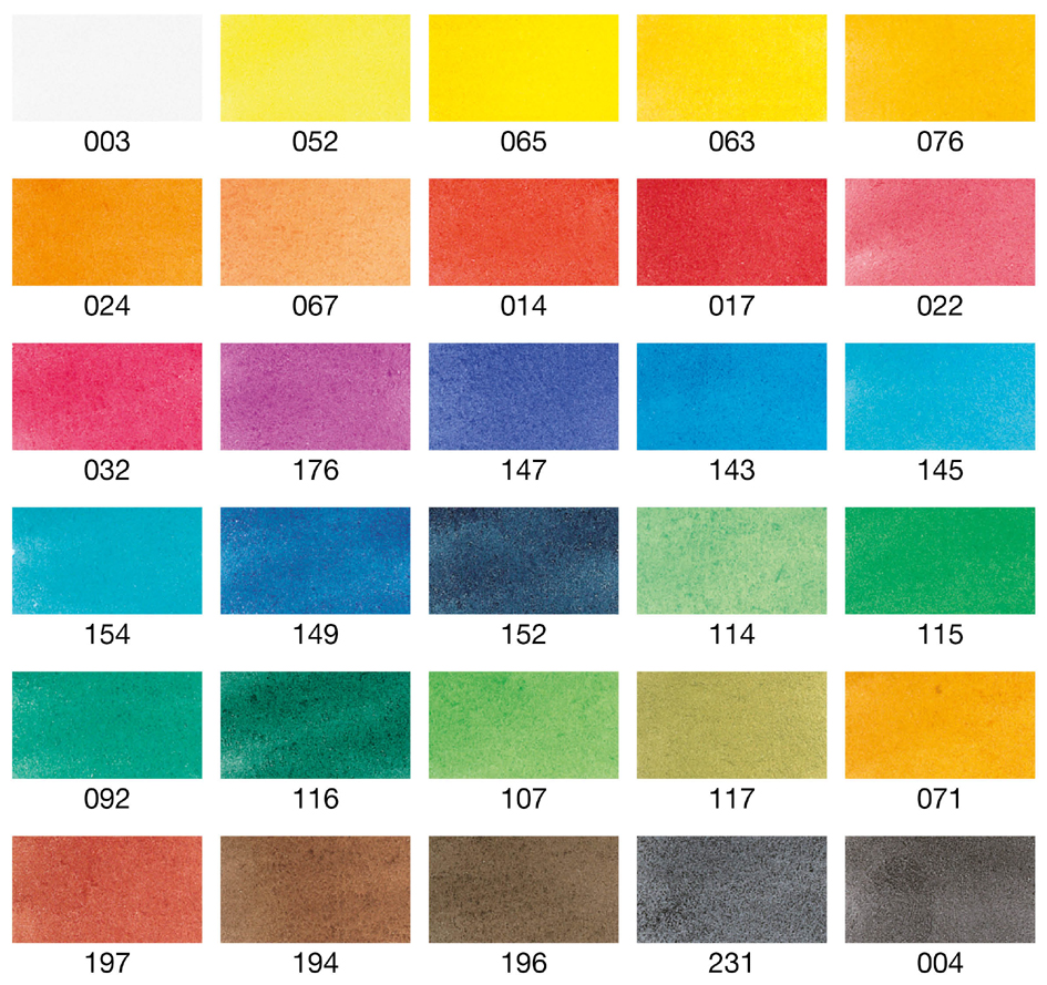 SAKURA Peinture aquarelle Koi Water Colors Sketch Box 30