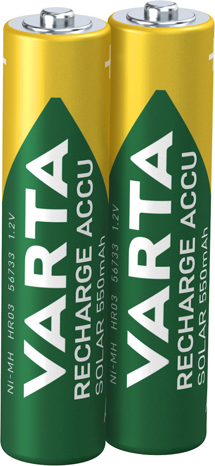 VARTA Pile NiMH 'RECHARGEA ACCU Solar', Micro (AAA/HR03)