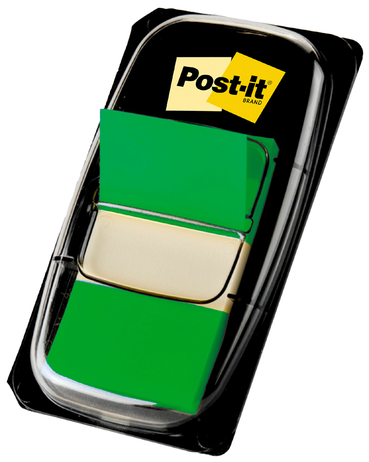 Post-it Marque-page adhésif Index, 25,4 x 43,2 mm, vert