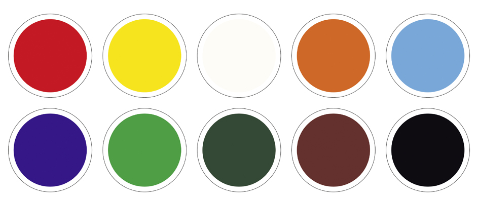 Papiers colorés