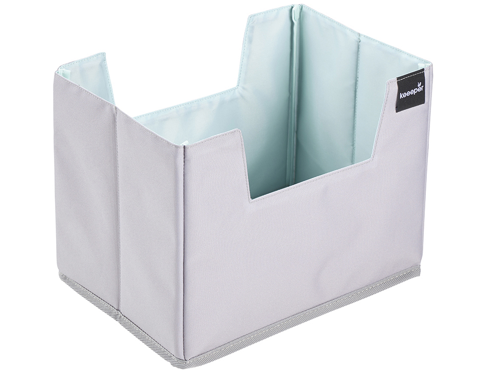 keeeper Organiseur de courses 'nea', taille L, gris/bleu eau