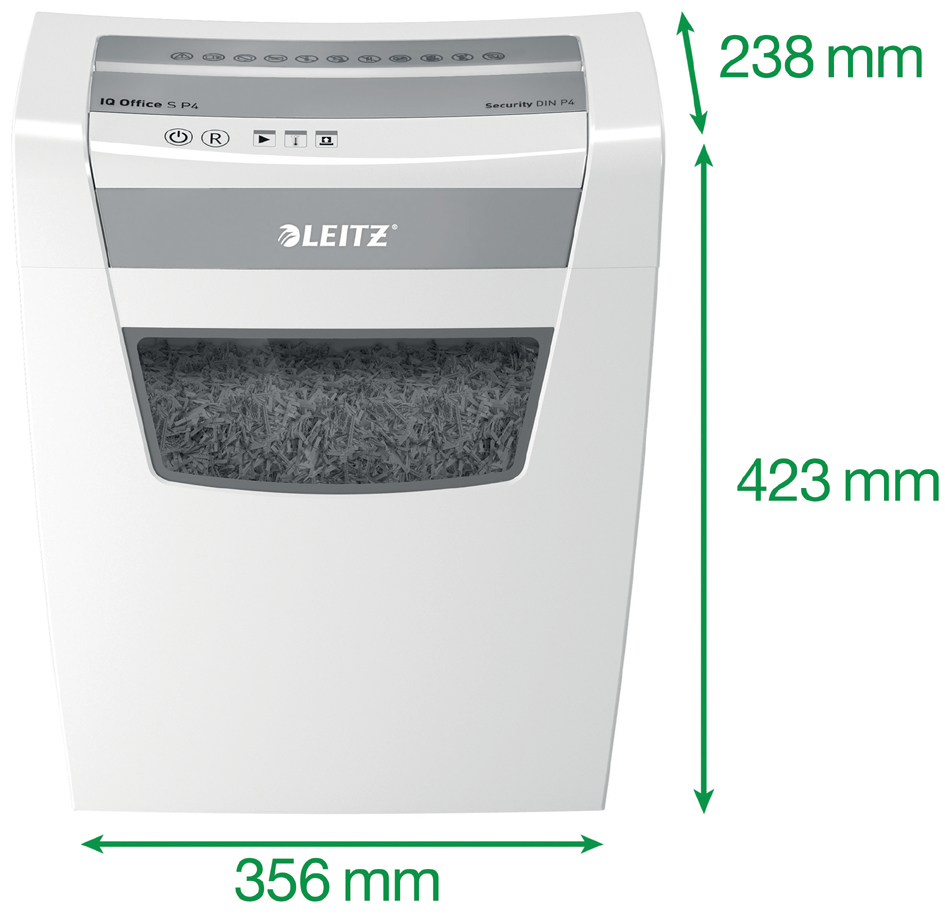 Destructeur de documents IQ Office S, dimensions