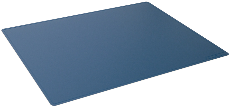 DURABLE Sous-main avec rainures, PP, bleu foncé