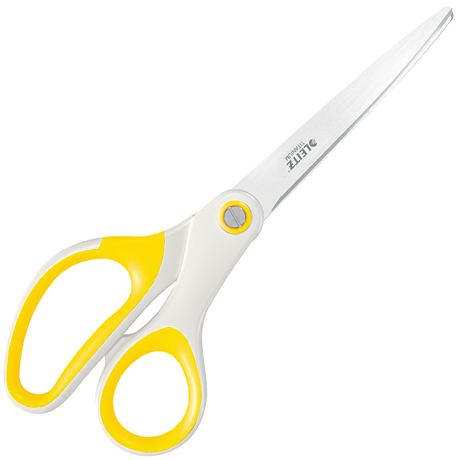 LEITZ ciseaux WOW Titan, longueur: 205 mm (8'), jaune métal