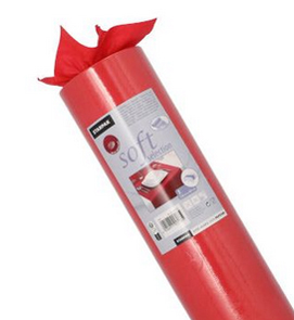 STARPAK Chemin de table 'soft selection', rouge