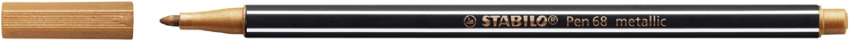 STABILO Stylo feutre Pen 68 metallic, cuivre