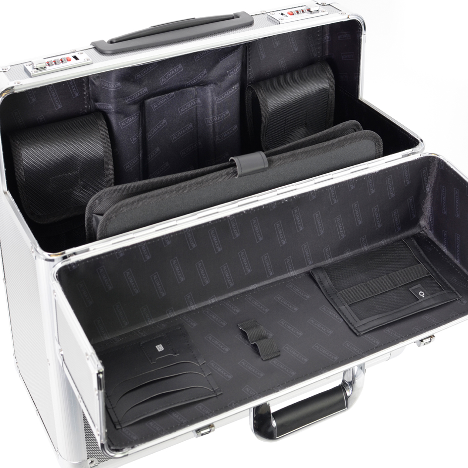 Valise pour pilotes "CARBON", ouvre
