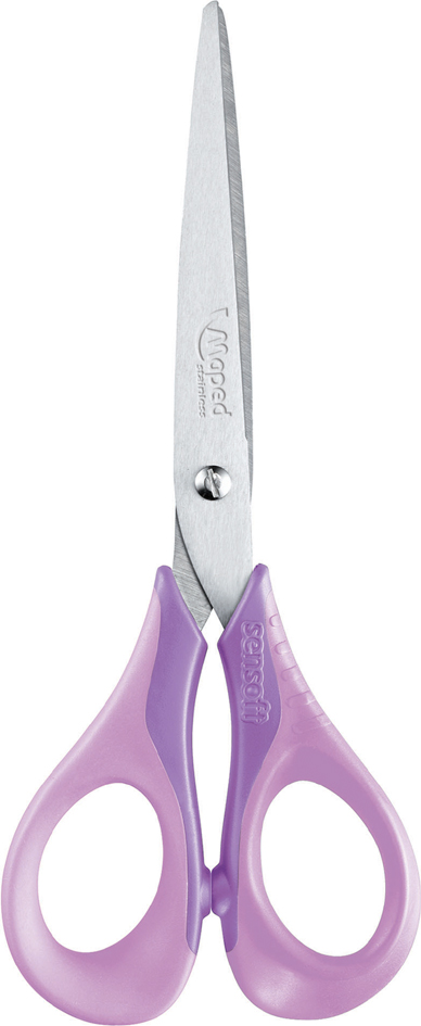 Maped Ciseaux sensoft 3D pastel, pointu, longueur: 160 mm