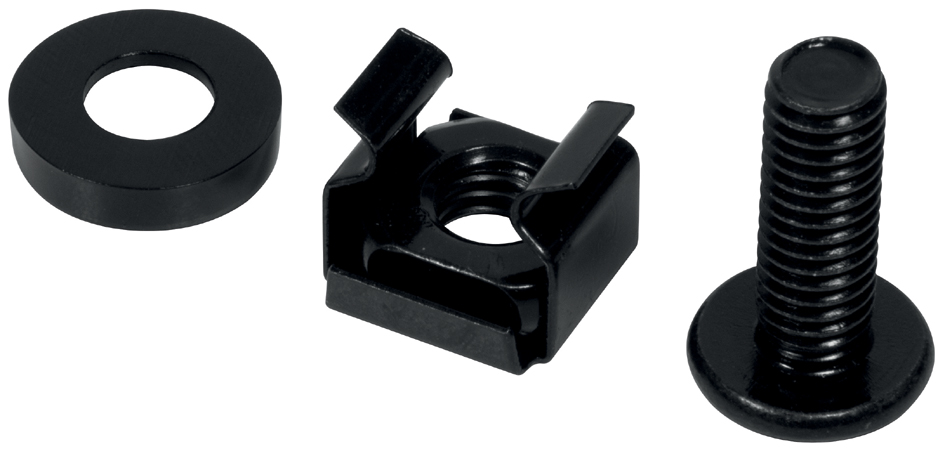 LogiLink Jeu de vis M6 pour composants 19', 50 pièces