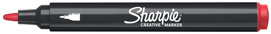 Sharpie Marqueur créatif ACRYLIC, pointe ogive, rouge